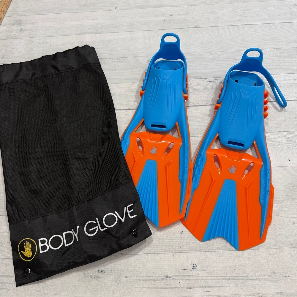 Body Glove‎ adjustable snorkeling fins youth large/xl shoes size 1-4